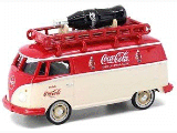 VW T1 COCA COLA 1950'S 1-64 SCALE COKE 006